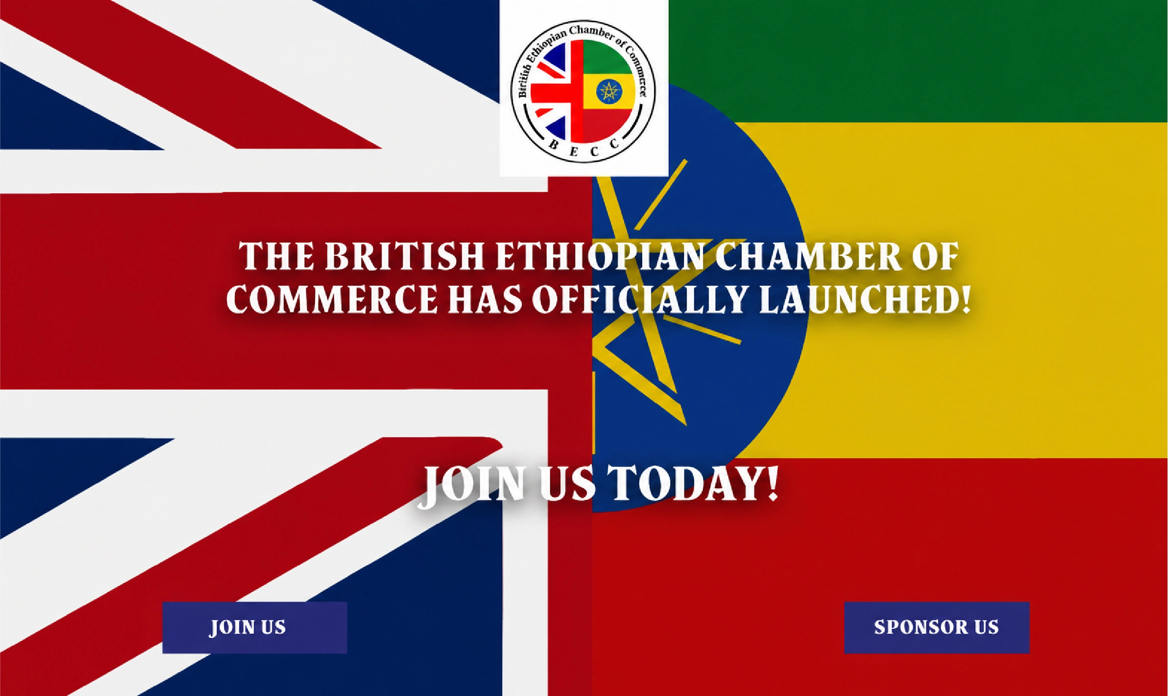Website design and branding for the British Ethiopian Chamber of Commerce
