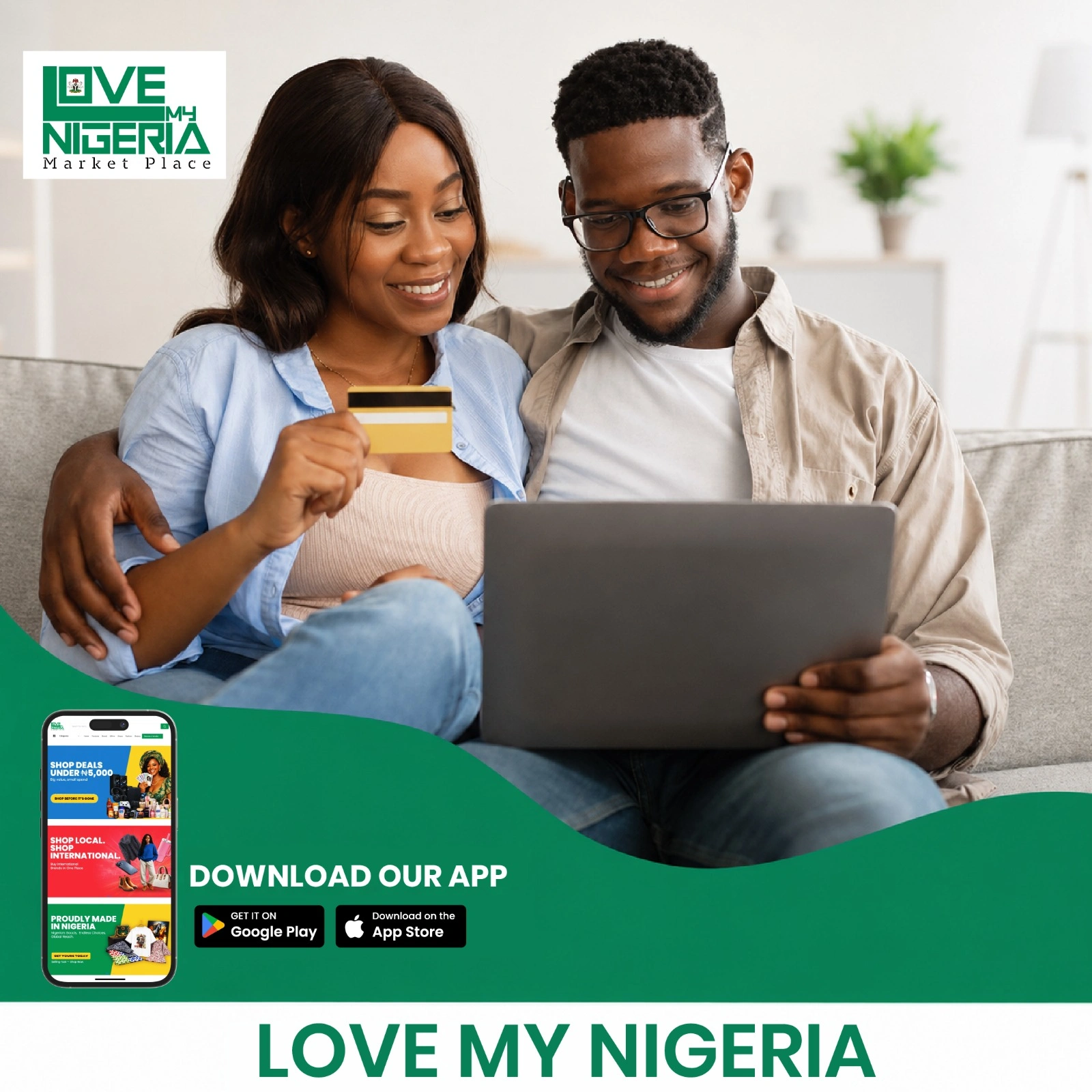 Online marketplace and ecommerce platform for Love My Nigeria